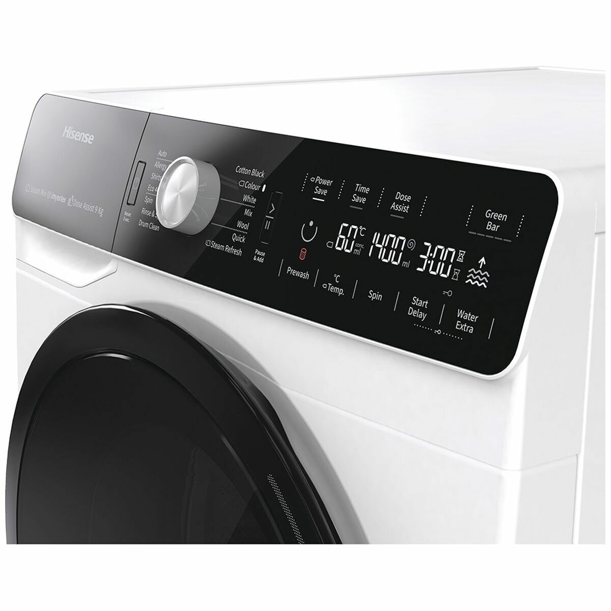 Hisense 9Kg PureStream & Dose Assist Front Load Washing Machine HWGA9014 hero image