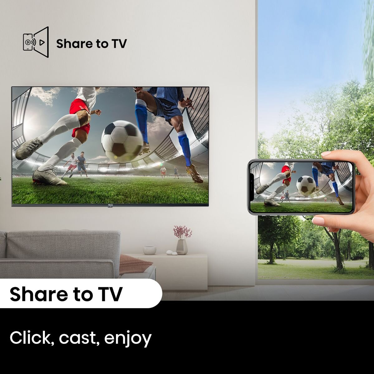 Hisense 55 Inch Q6NAU 4K QLED Smart TV 55Q6NAU hero image