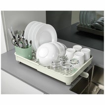 Joseph Joseph Extend Dish Rack Light Stone/Sage 851652 hero image