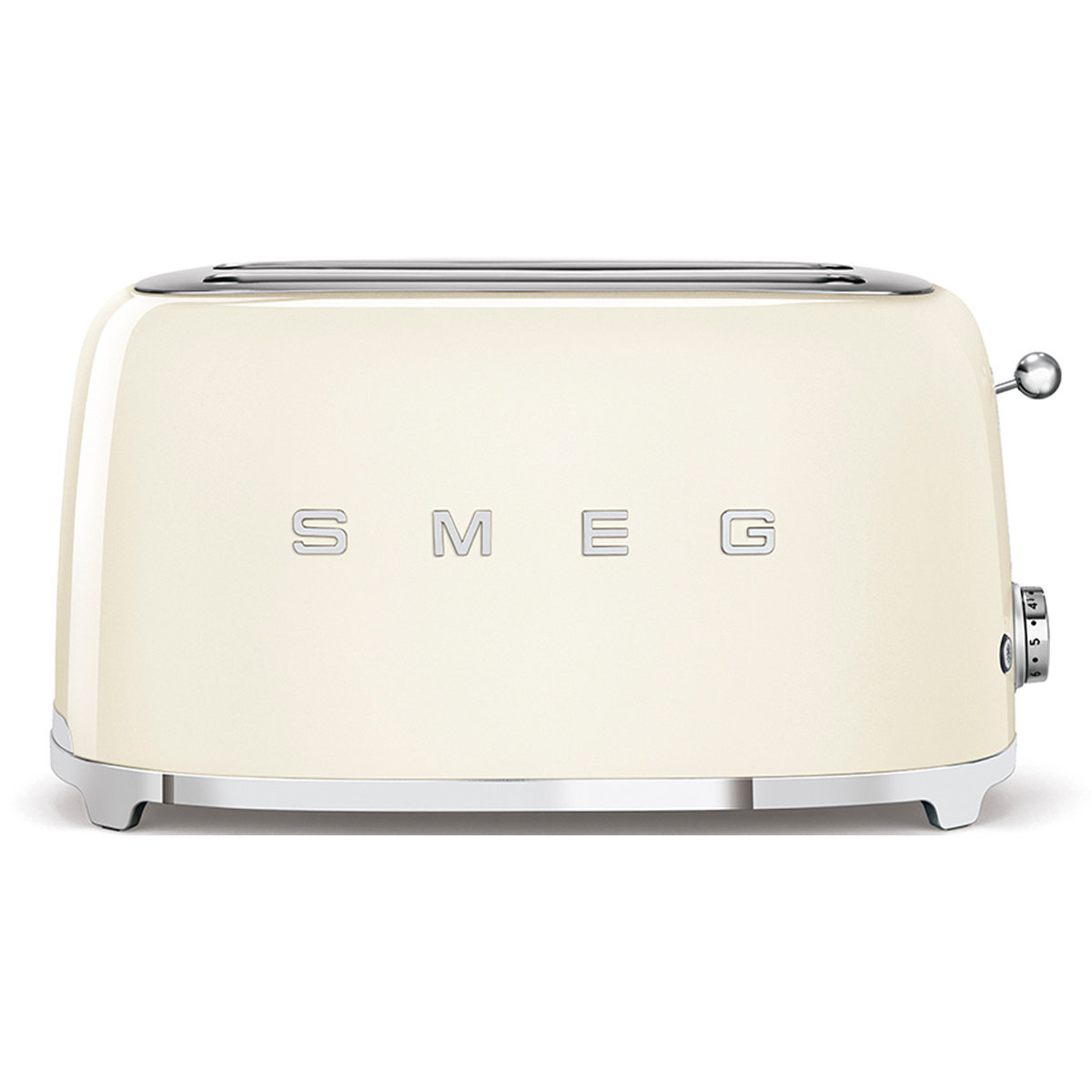 Smeg TSF02CRAU Cream 50s Retro Style 4 Slice Toaster Appliances