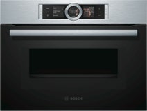 Bosch Serie 8 45cm Compact Combi-Microwave Oven CMG656RS1A hero image