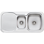 Oliveri LL127 Lakeland 1 and 1/2 Bowl Left Hand Drainer Sink hero image