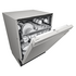 LG 60cm 14 Place Setting QuadWash Built Under Dishwasher Stainless Steel XD4B24UPS image NaN