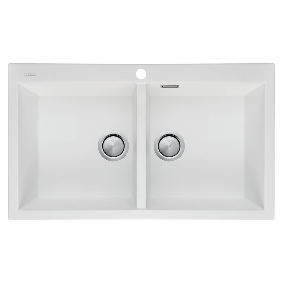 Oliveri Santorini Double Bowl Topmount Sink ST-WH1564OF hero image