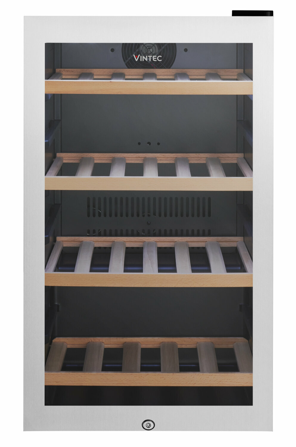 Vintec 35 Bottle Single Zone Wine Cabinet Stainless Steel