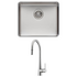 Oliveri Sonetto Single Bowl Sink and Essente Pull Out Tap Pack SS31625SN1050U image NaN