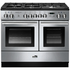 Falcon 100cm Professional FX Freestanding Dual Fuel Oven/Stove Stainless Steel and Chrome PROPL100FXDFSS-CH image NaN