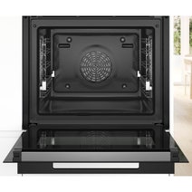 Bosch 60cm Series 8 Built-In Oven with Added Steam Function Black HRG978NB1A hero image