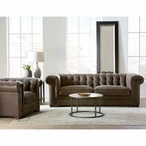 Kalona Vienna Three Seater Leather Sofa - No Nail Heads 6549-30N hero image
