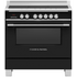 Fisher & Paykel Series 7 90cm Classic Freestanding Induction Electric Cooker Black OR90SCI4B1 image NaN