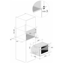 ILVE ILCS45X 45cm Compact Built-In Combi-Steam Oven hero image