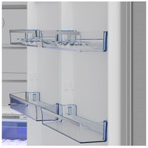 Beko 445L Bottom Mount Refrigerator Pearl Steel BBMB445PX hero image