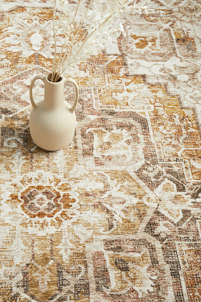 Rug Culture Jaipur Medium Gold Multi-coloured Rug 230X160CM - JPR-88-GOLD-230160 hero image