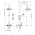 Armando Vicario Provincial Wall Mounted Overhead Shower with Hand Shower Chrome 800004 image NaN