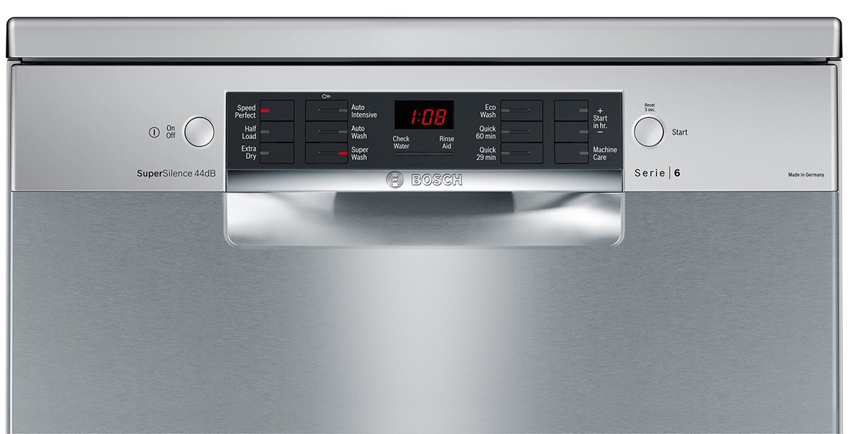 Bosch SMS66MI02A Serie 6 Freestanding Dishwasher Appliances Online
