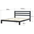 Zinus Arnav Queen Heavy Duty Black Metal Bed Frame AU-ASMPH-20Q image NaN