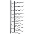 KingsBottle 27 Bottle C-Type Label Display Wall Mounted Metal Wine Rack WMRC-03D27B image NaN