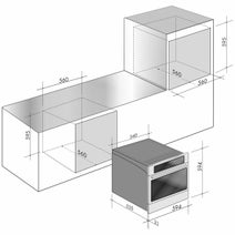 ILVE 60cm Built In Electric Oven 600TCI hero image