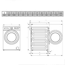 Beko 9kg Front Load Washing Machine WMY9046LB2 hero image