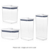 OXO POP Rectangular Containers Set OXO-POP-RECTANGLE image NaN