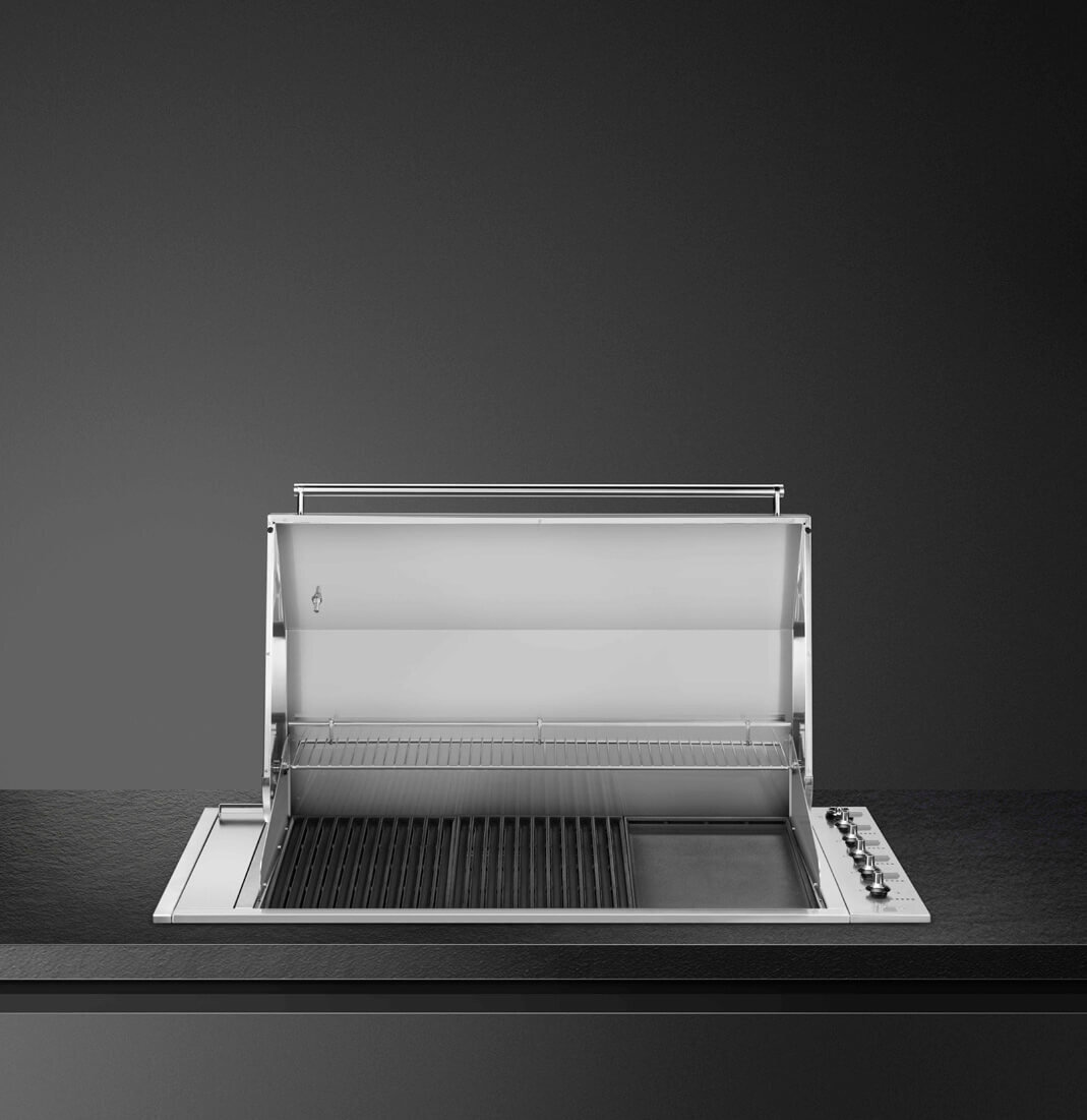 Smeg BQI1205HAU 5 Burner Built-In BBQ hero image