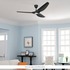 Big Ass Fans Haiku L 132cm LED Ceiling Fan 1595mm Downrod with Light Black F127L-UB-05-01 image NaN