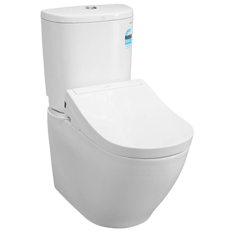 Toto Basic+ Back To Wall Smart Toilet Suite with S5 Package BASIC-BTW ...