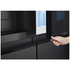 LG 635L Three Door Side by Side InstaView Fridge with Ice & Water Dispenser Matte Black GS-V600MBLC image NaN