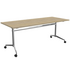 OLG Uni Flip Table 1200x600 New Oak Worktop with Chrome Frame OG_UNIFLIP126C_NO image NaN
