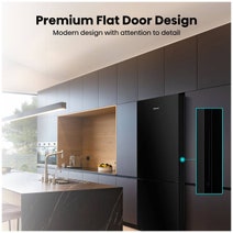 Hisense 417L Bottom Mount Fridge Charcoal HRBM419B hero image