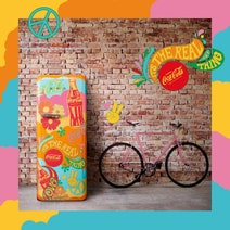 Smeg Unity Coca Cola FAB Fridge FAB28RDUN5AU hero image