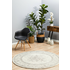Rug Culture Century Medium Grey & Off White Rug 200X200CM - CEN-977-SILV-200X200 image NaN