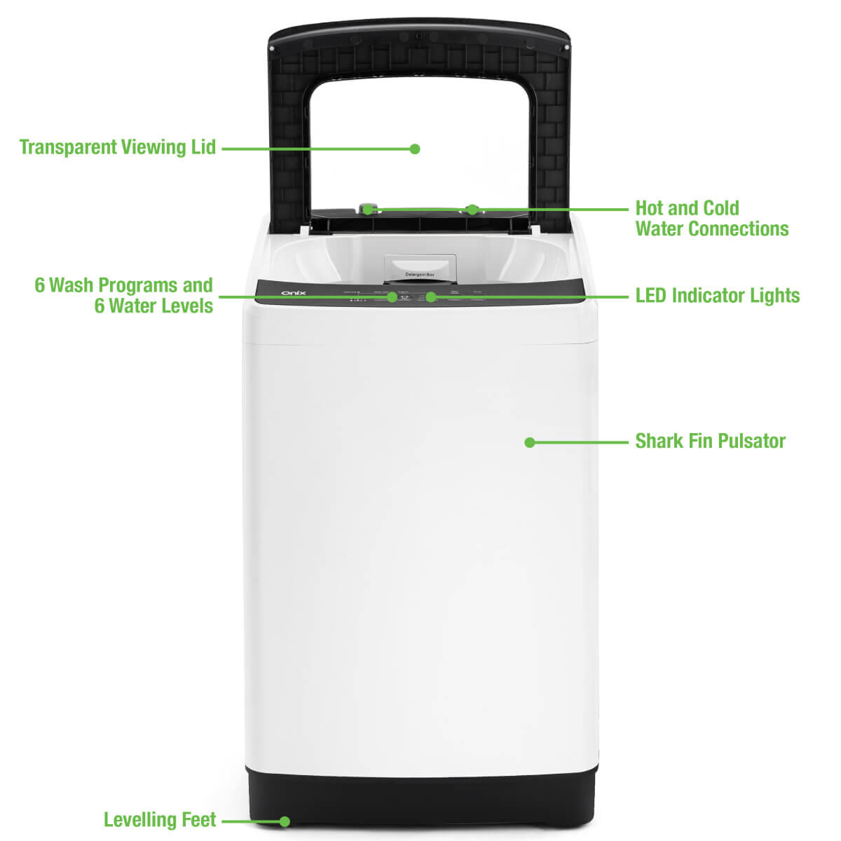 Onix 7kg Top Load Washing Machine ON-TLW7W hero image