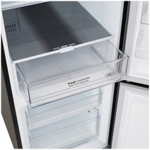 LG 335L Bottom Mount Refrigerator Matte Black GB-B300MBL hero image