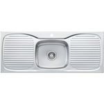 Oliveri UF16 Ultraform Single Bowl Double Drainer Sink hero image