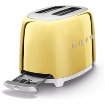 Smeg 50s Retro Style 2 Slice Toaster Gold TSF01GOAU hero image