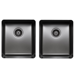 Titan Medium and Medium Double Bowl Sink Gunmetal TSGM4040 hero image