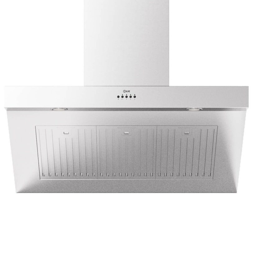ILVE 90cm Wall Mounted Canopy Rangehood Stainless Steel AGQ90SS ...
