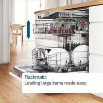 Bosch 60cm Series 8 Stainless Steel Built Under Dishwasher SMU8ECS01A hero image