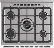 Glem 70cm Dual Fuel Bi-Energy Freestanding Oven Stainless Steel GB765DOP hero image