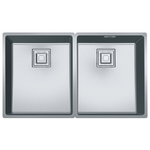 Franke CMX120-34/34 Centinox Double Bowl Undermount Sink hero image