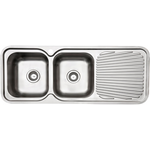 Arc IS12LS4 Double Bowl Right Hand Drainer Inset Sink hero image