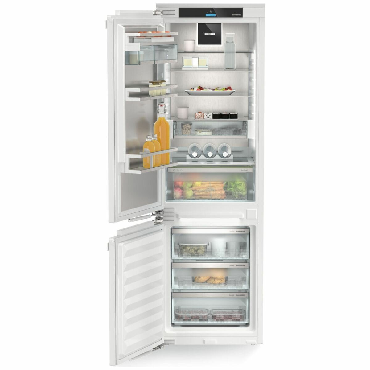 Liebherr Peak Series 254L Integrated Bottom Mount Fridge ICNH5173LH hero image