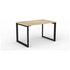 OLG Anvil Straightline Desk 1200x750 New Oak Worktop with Black Frame OG_ANBSD1275_NO image NaN