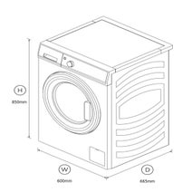 Fisher & Paykel 12kg WashSmart Front Load Washing Machine WH1260P1 hero image