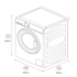 Fisher & Paykel 12kg WashSmart Front Load Washing Machine WH1260P1 image NaN