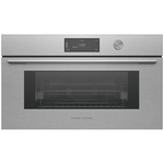 Fisher & Paykel Series 9 76cm Contemporary Compact Combi-Steam Oven Silver OS76NCUDX3 hero image
