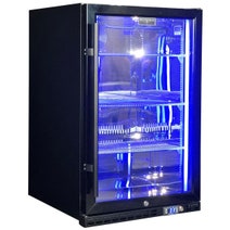Schmick 164L Under Bench Black Alfresco Bar Fridge SK146-B hero image