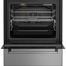 Beko 60cm Stainless Steel Freestanding Oven with Ceramic Cooktop BFCB60VMX hero image