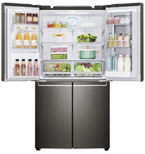 LG 708L InstaView French Door Fridge GF-V708BSL hero image